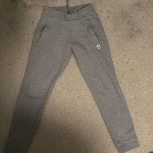 Adidas-Trefoil sweatpants gray